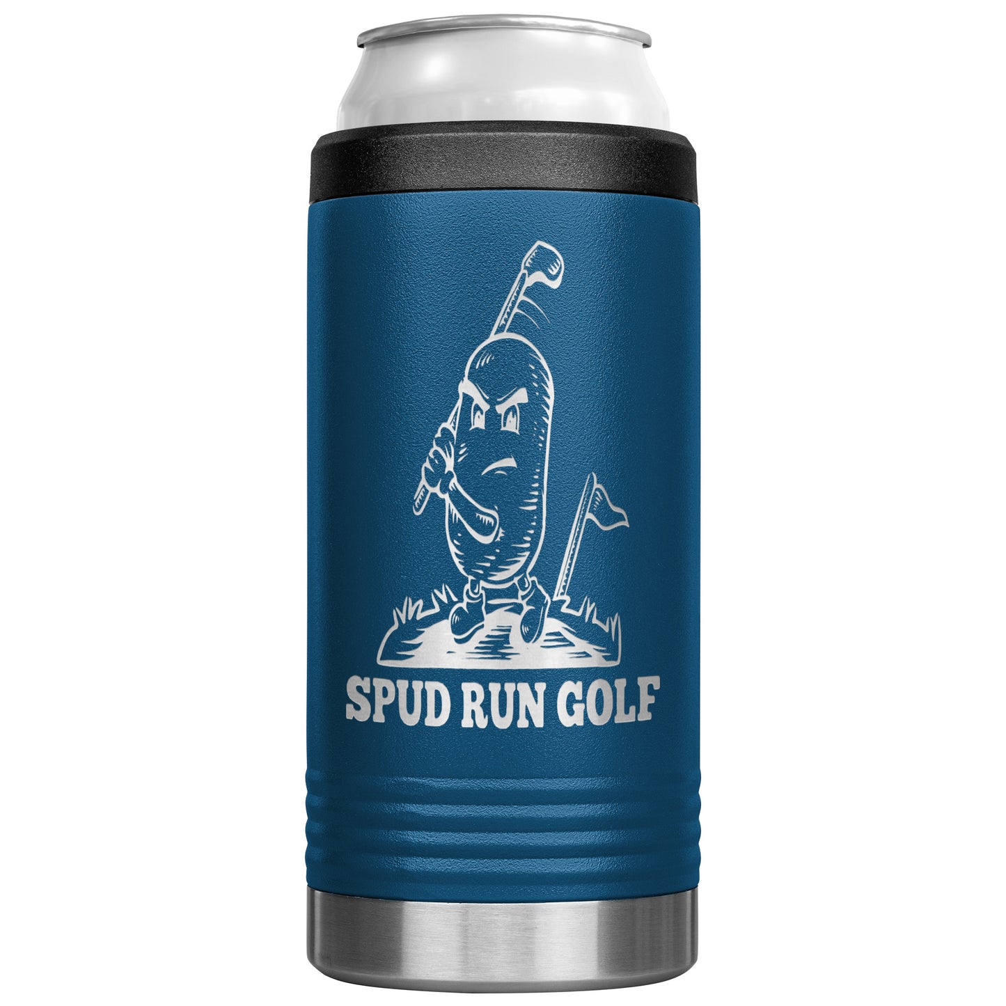 Spud Run Golf 12oz Can Koozie