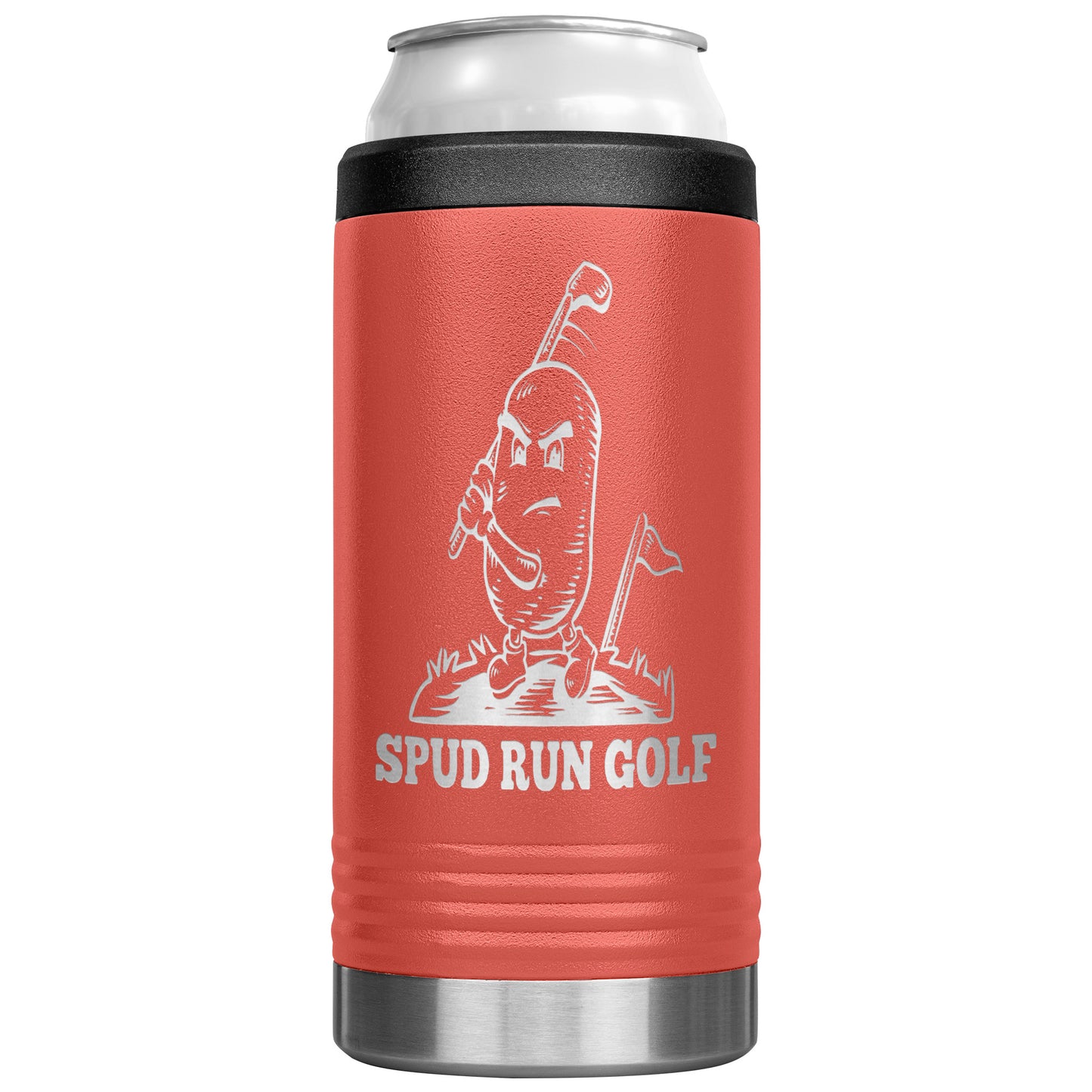 Spud Run Golf 12oz Can Koozie