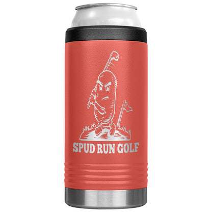 Spud Run Golf 12oz Can Koozie