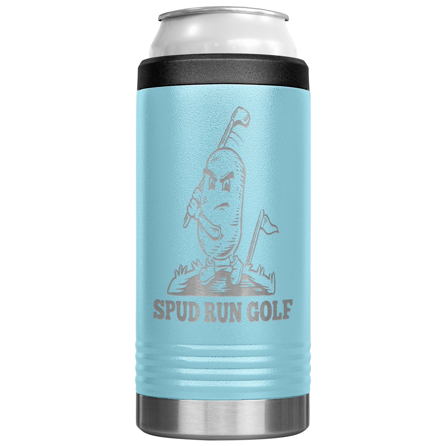 Spud Run Golf 12oz Can Koozie