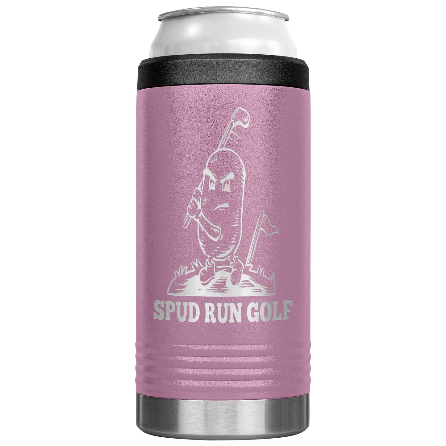 Spud Run Golf 12oz Can Koozie