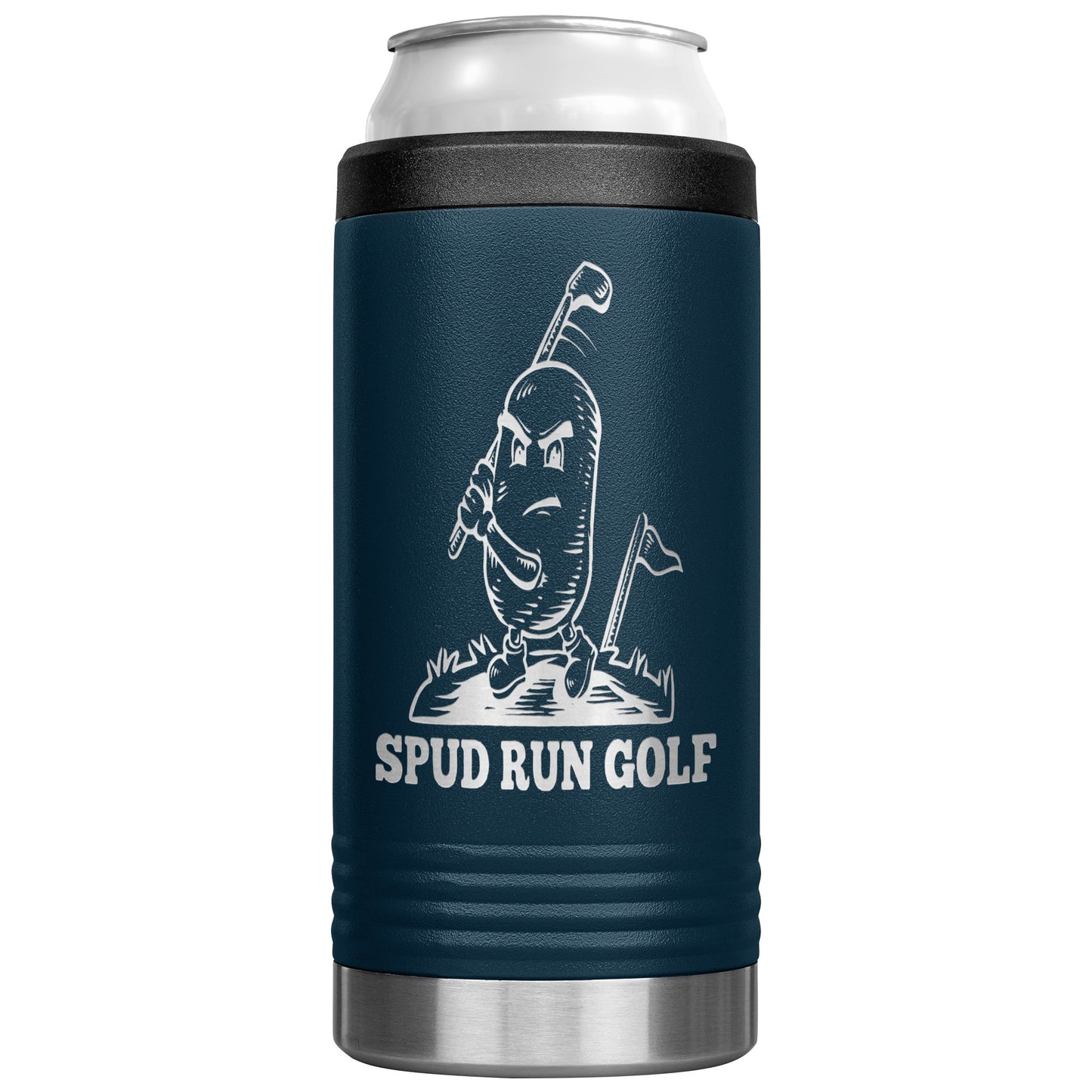 Spud Run Golf 12oz Can Koozie